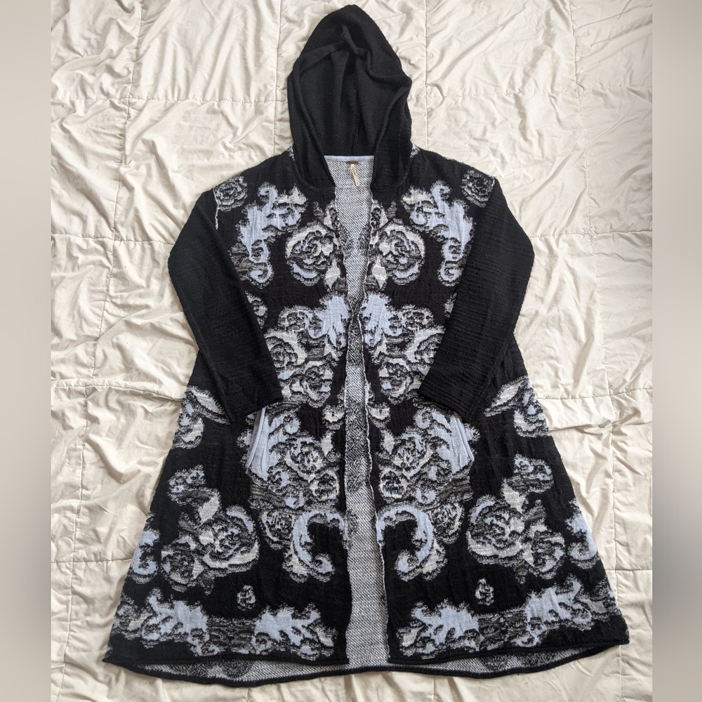 Free People After the Storm Hooded Cardigan